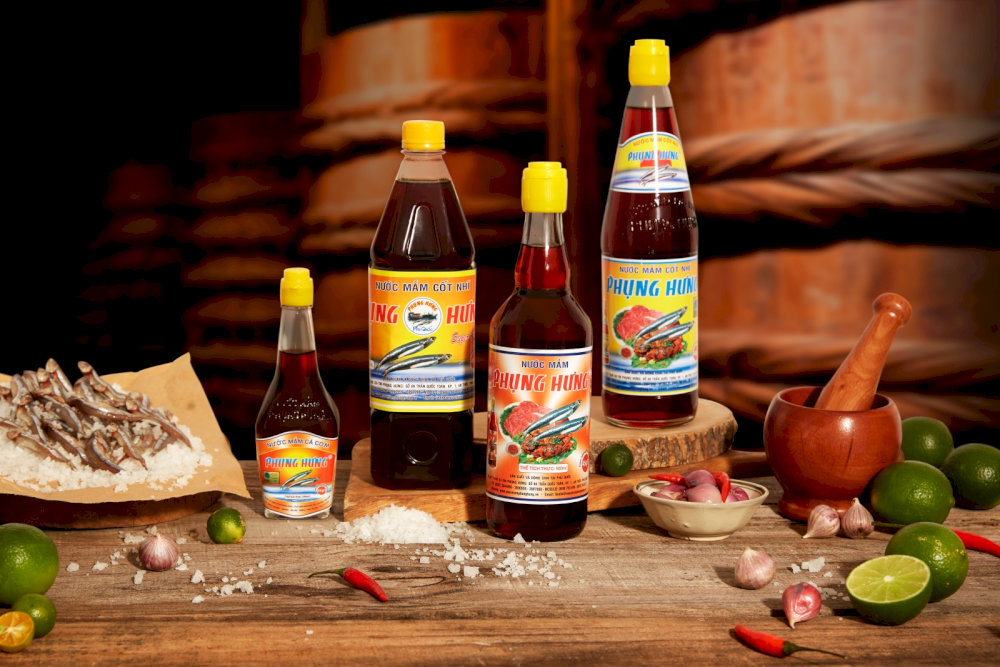 Vietnamese fish sauce is packaged carefully in various sizes, easy to bring back home 